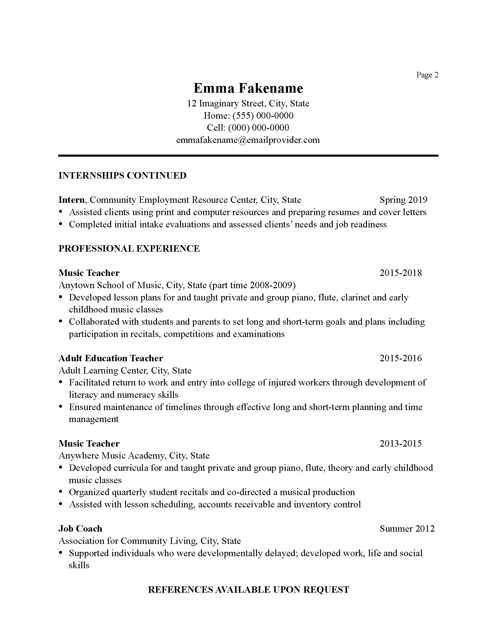 Career Change Resume Sample with regard to measurements 1700 X 2200