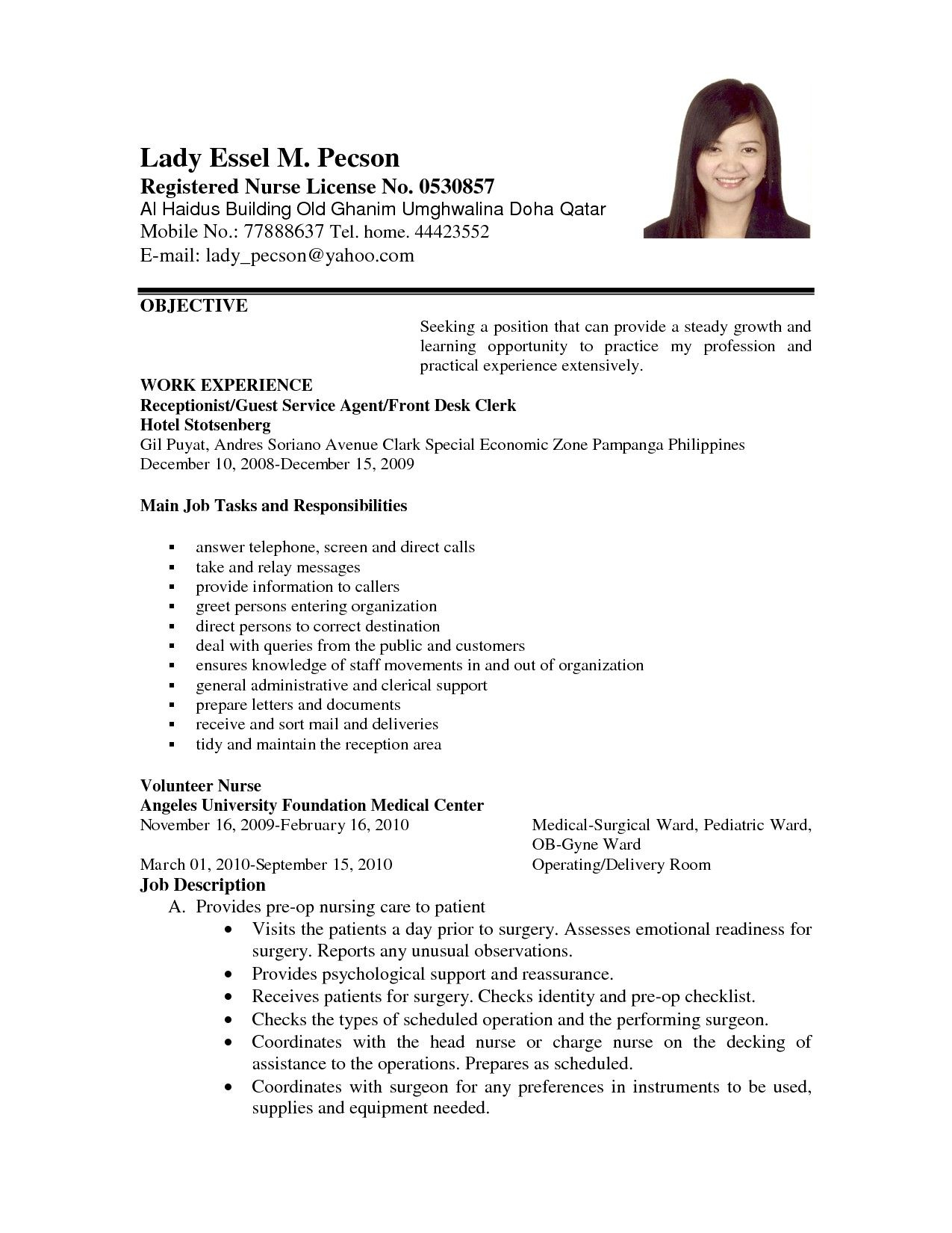 Career Objective Resume Examples Awesome Example Applying pertaining to dimensions 1275 X 1650