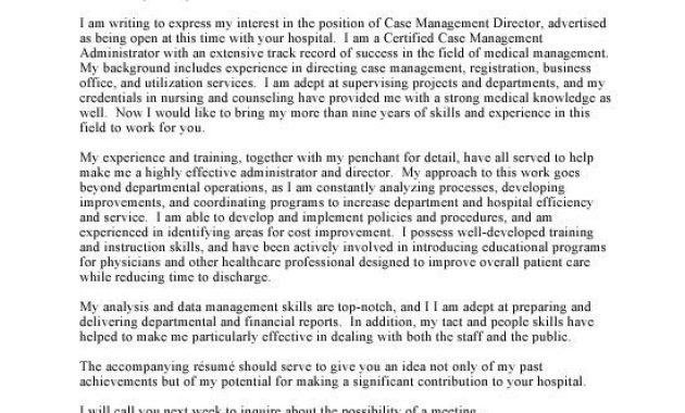 Case Management Executive Cover Letter Samples Enom within dimensions 550 X 700