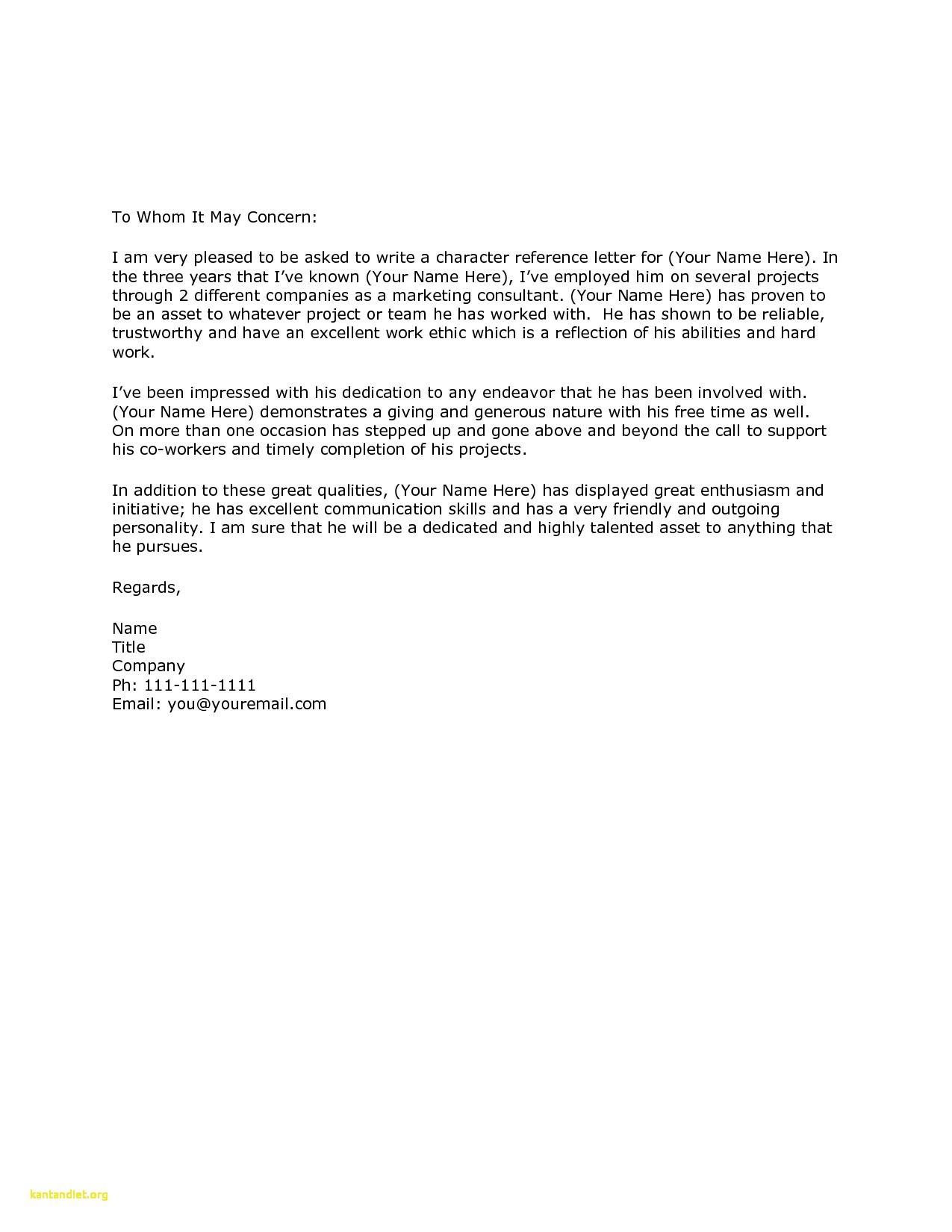 Ccw Recommendation Letter Enom inside size 1275 X 1650