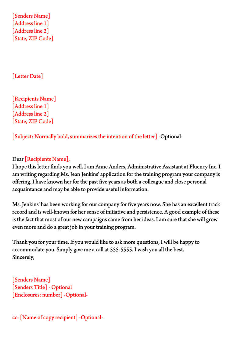 Character Reference Letter 30 Samples For Court for dimensions 800 X 1139