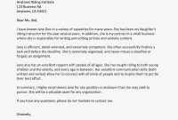 Character Reference Letter Example And Writing Tips throughout size 1000 X 1000