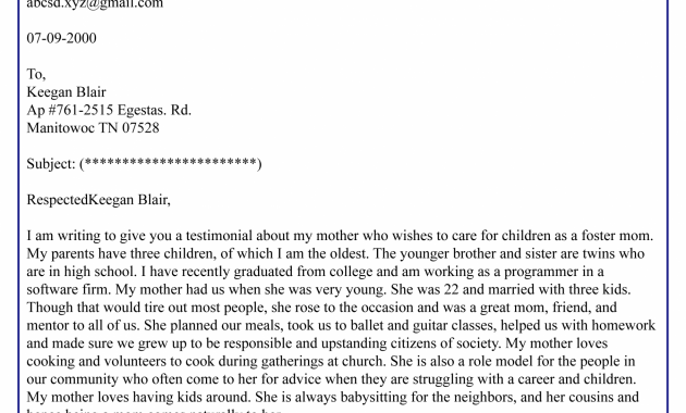 Character Reference Letter For A Mother 01 Best Letter for measurements 2480 X 3508