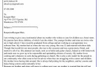 Character Reference Letter For A Mother 01 Best Letter pertaining to sizing 2480 X 3508