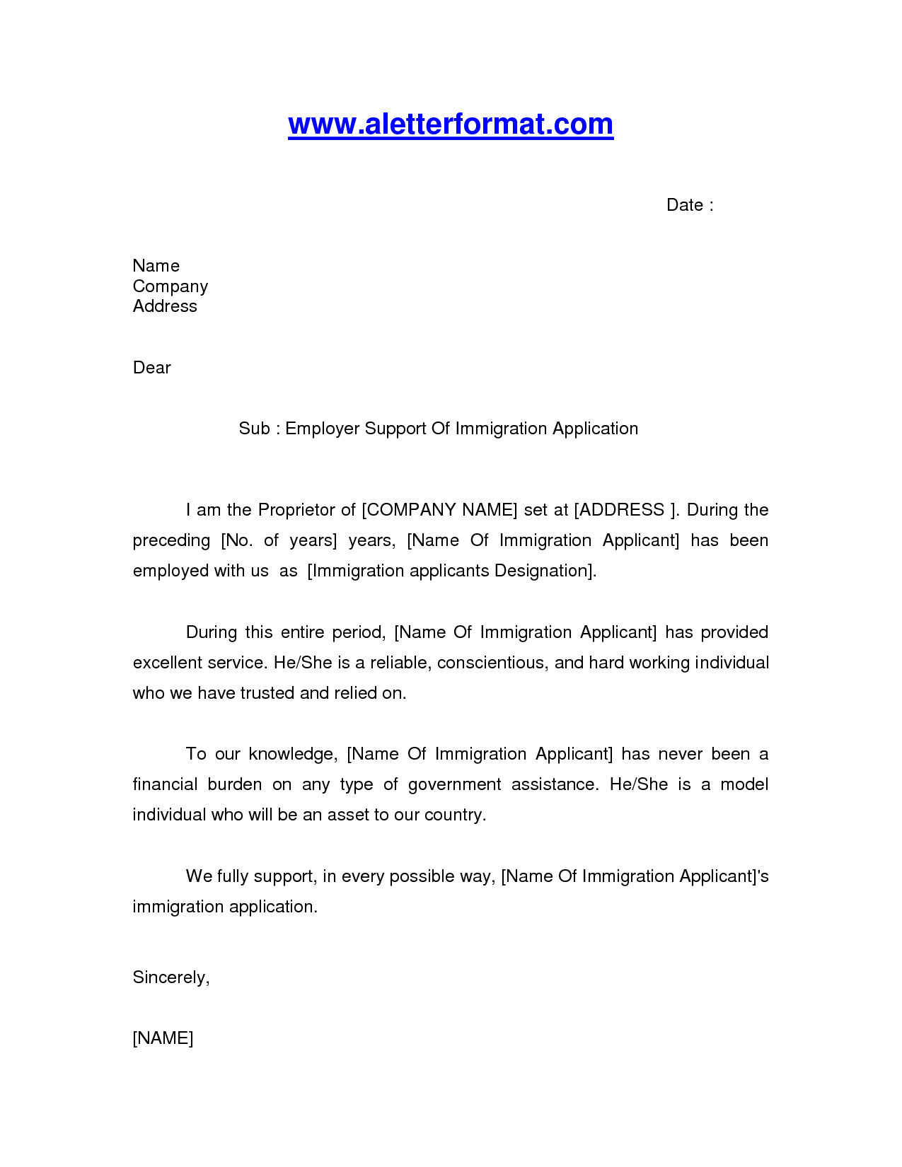 Character Reference Letter Immigration Akali regarding measurements 1275 X 1650