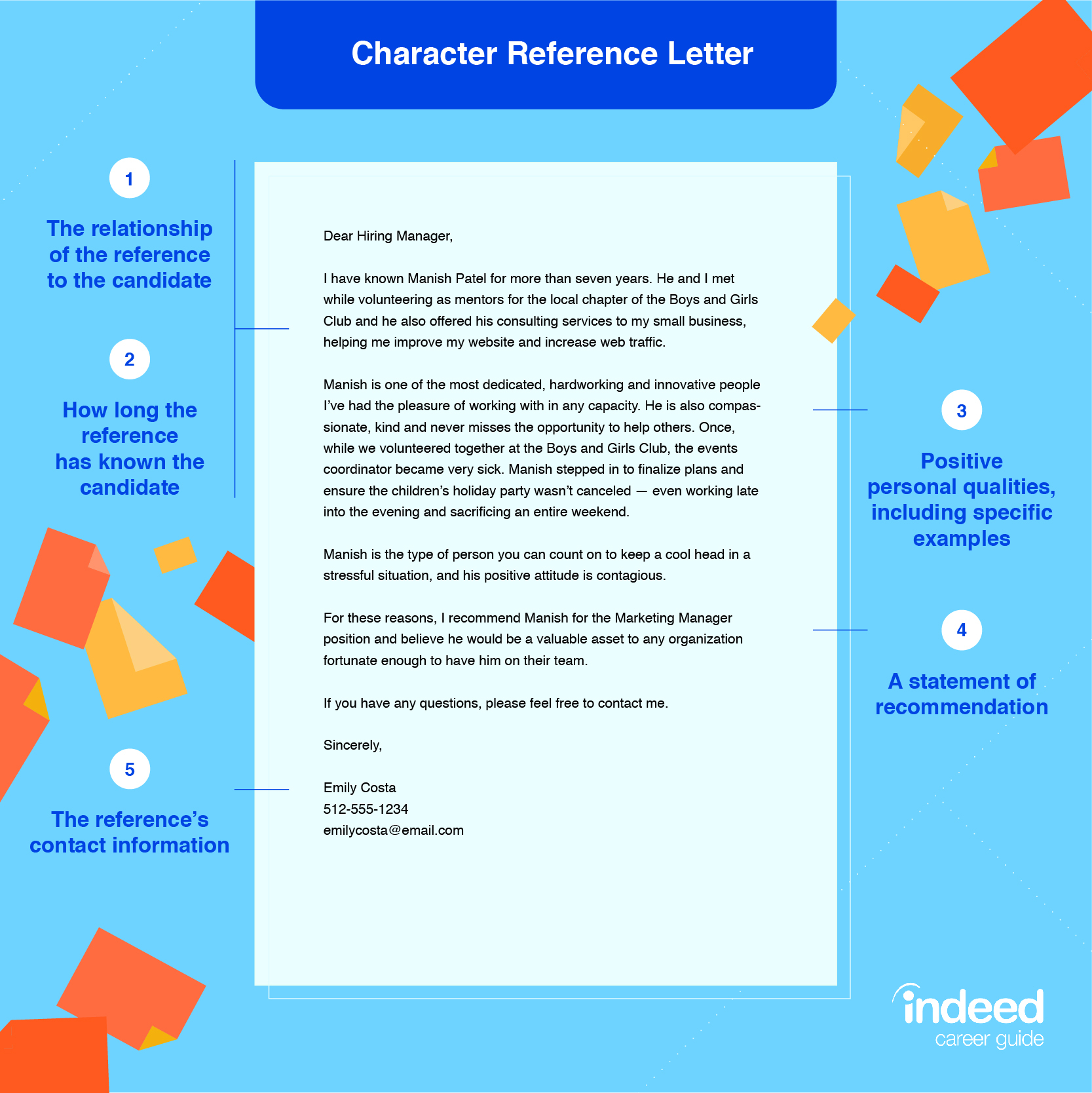 Character Reference Letter Sample And Tips Indeed throughout size 1667 X 1668