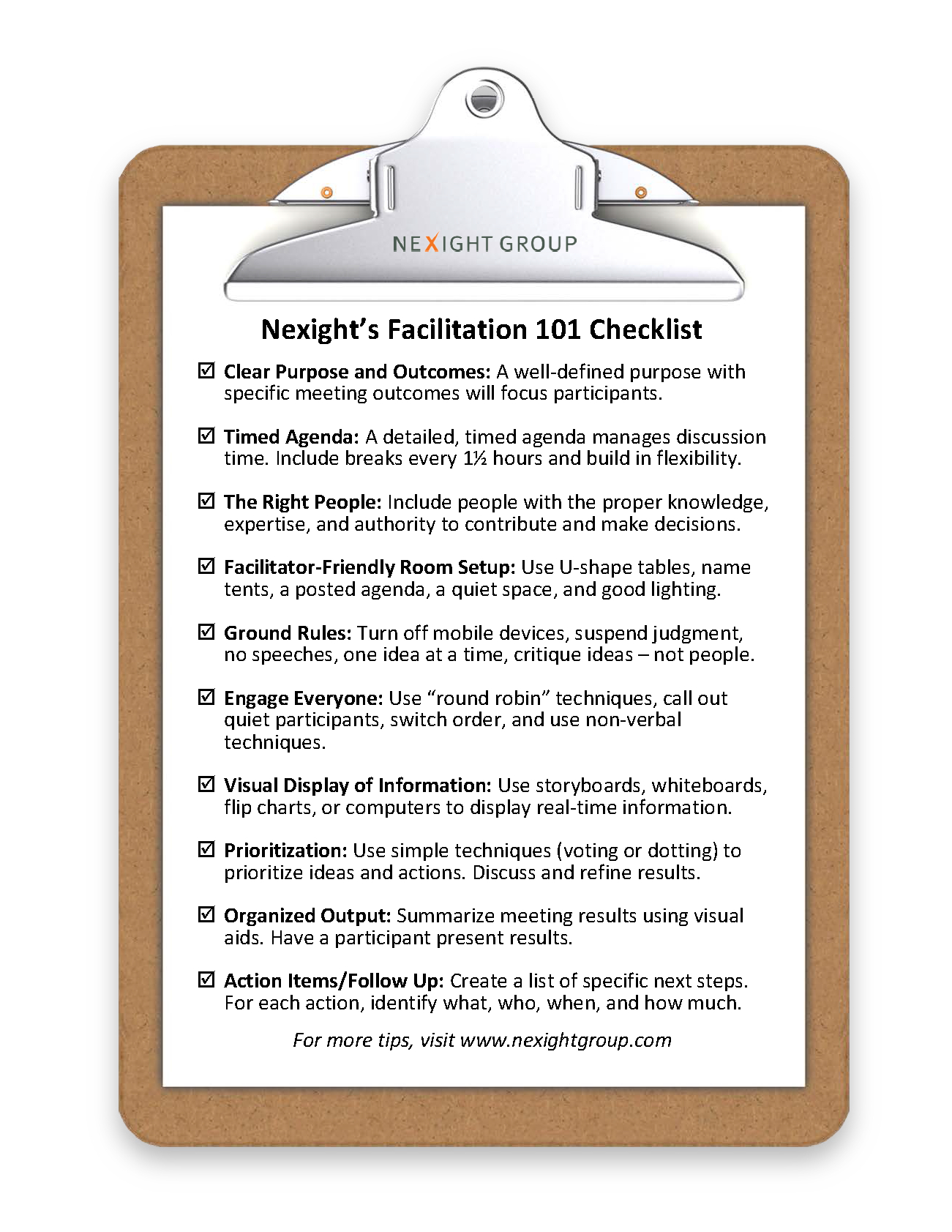 Checklist For Successful Meetings News Insights inside size 1301 X 1683