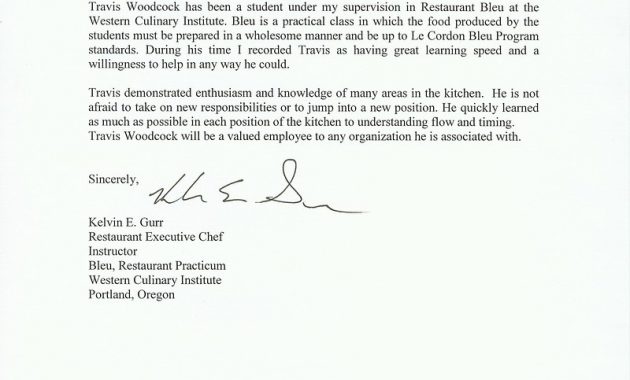 Chef Reference Letter Dares throughout size 800 X 1024