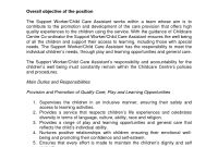 Child Care Worker Description For Resume Click Image For within measurements 1240 X 1754