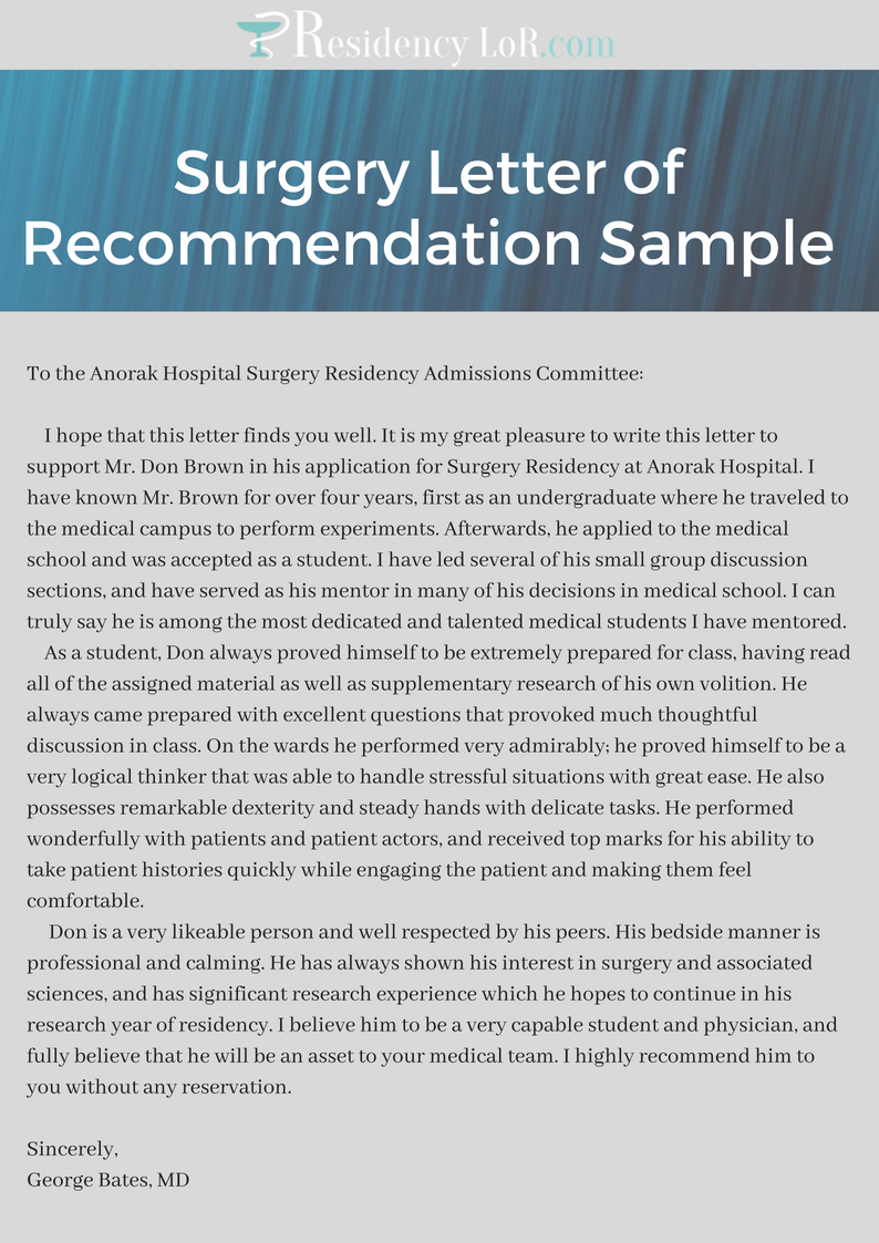 Choose Our Reliable Surgery Letter Of Recommendation Sample for dimensions 794 X 1123