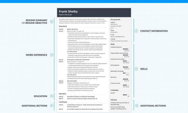 Chronological Resume Template Format Examples for proportions 2400 X 1728