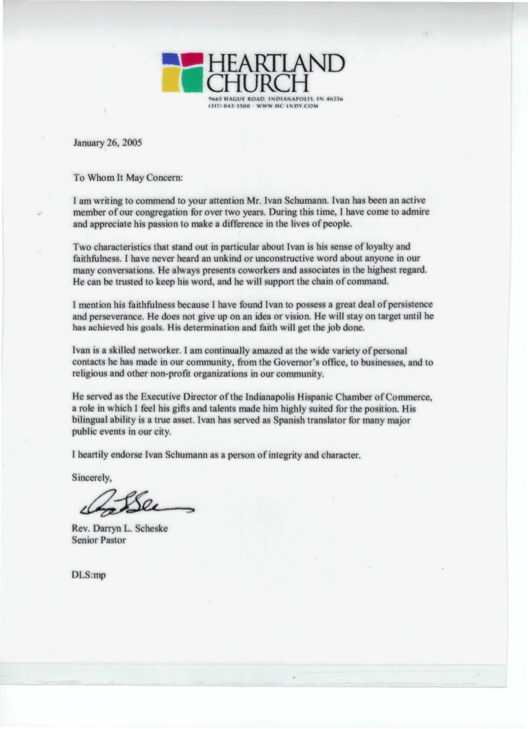 Church Letter Of Recommendation Debandje throughout dimensions 768 X 1055