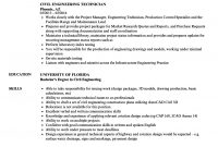 Civil Engineering Technician Resume Samples Velvet Jobs regarding proportions 860 X 1240