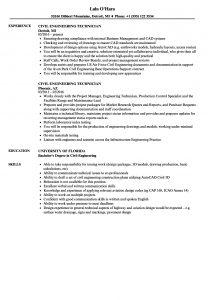 Civil Engineering Technician Resume Samples Velvet Jobs regarding proportions 860 X 1240