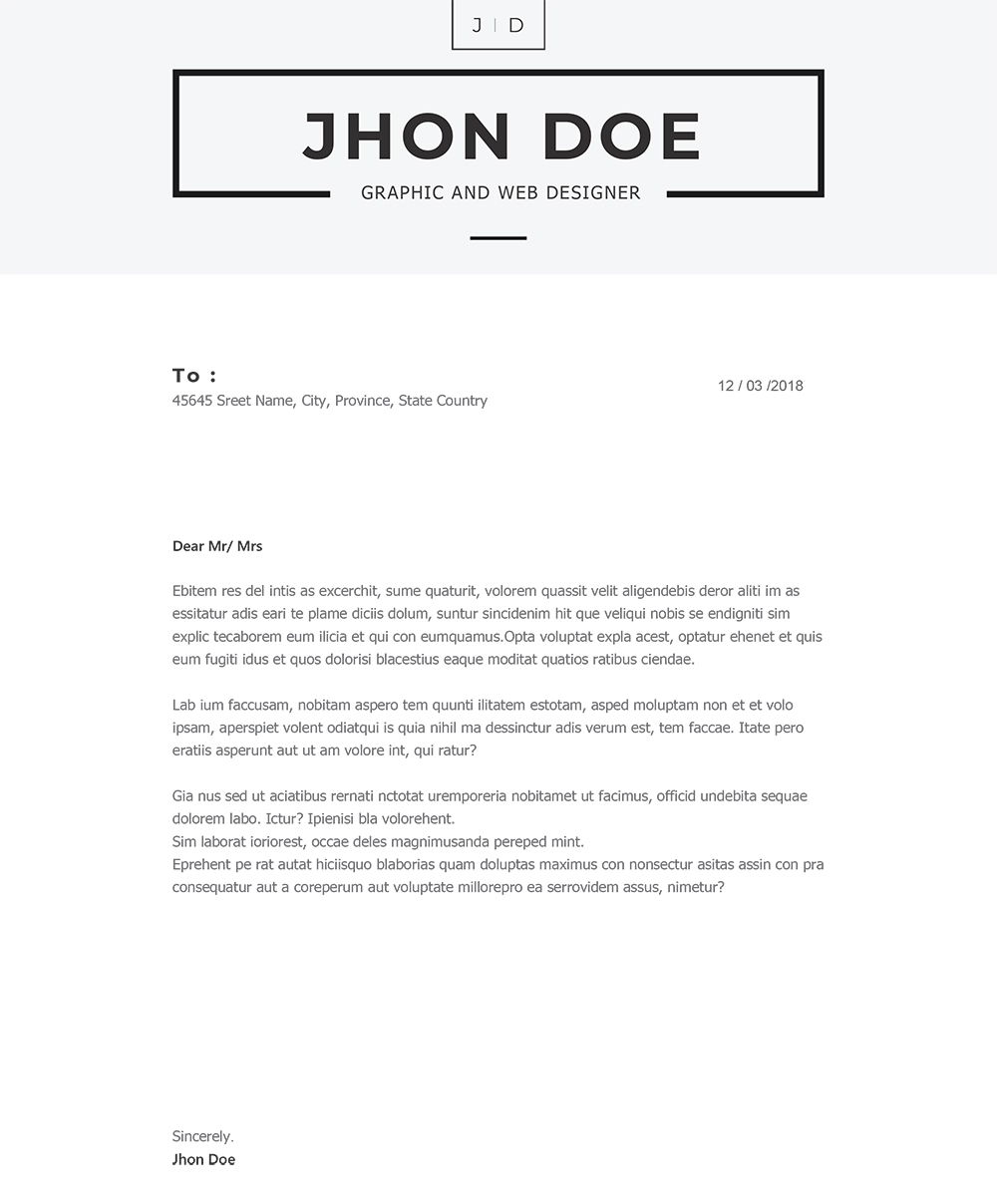 Clean Hr Management White Cover Letter for dimensions 1000 X 1208