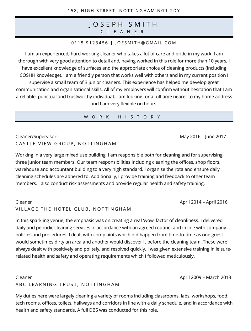 Cleaner Cv Template In Microsoft Word Free Download with regard to dimensions 800 X 1056