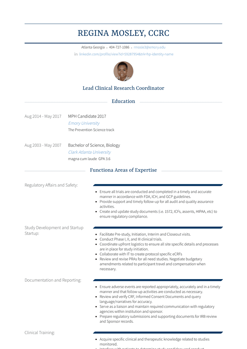 Clinical Research Coordinator Resume Samples And Templates within dimensions 800 X 1128