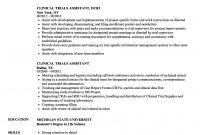 Clinical Trials Assistant Resume Samples Velvet Jobs throughout proportions 860 X 1240