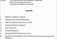 Club Agm Agenda Template Debandje in sizing 1447 X 1586