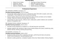 Cna Resume Examples Skills For Cnas Monster with size 1700 X 2200