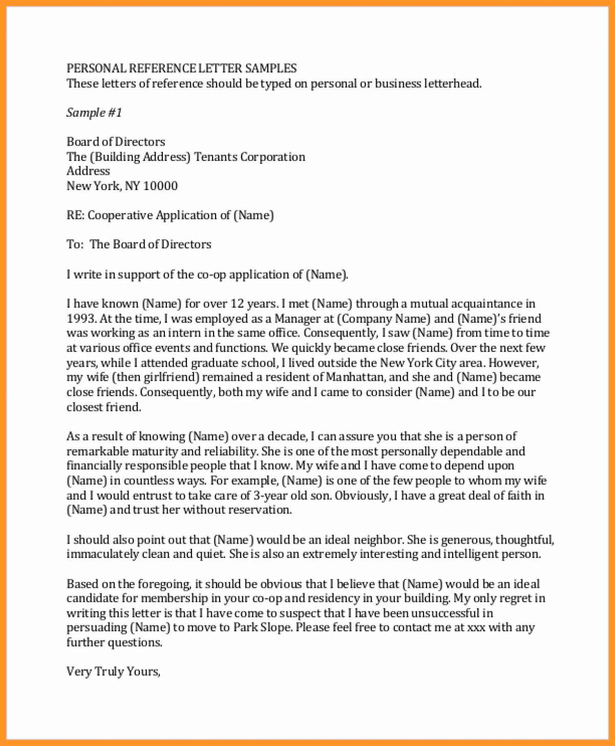 Co Op Board Letter Of Recommendation Sample Enom for proportions 1201 X 1456