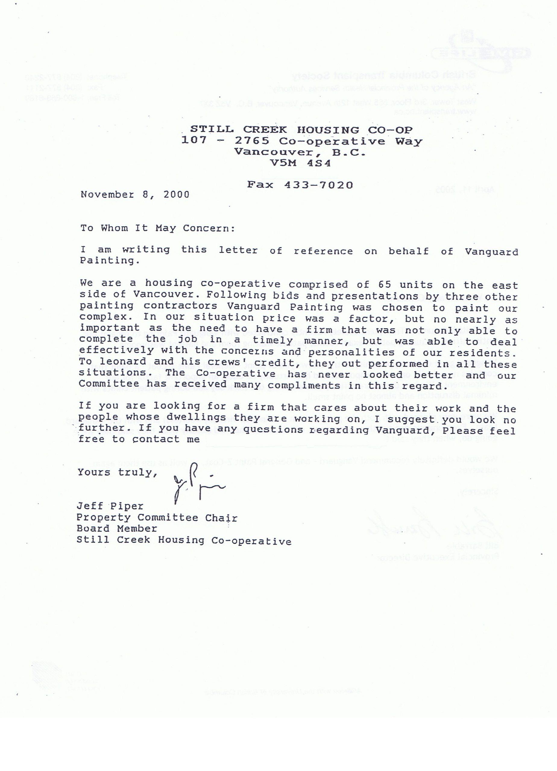 Co Op Board Letter Of Recommendation Sample Enom pertaining to dimensions 2480 X 3436