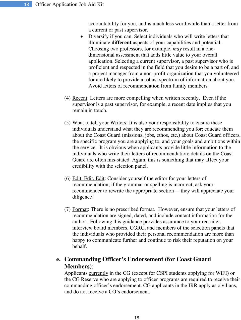 Coast Guard Academy Letter Of Recommendation Debandje regarding size 960 X 1271