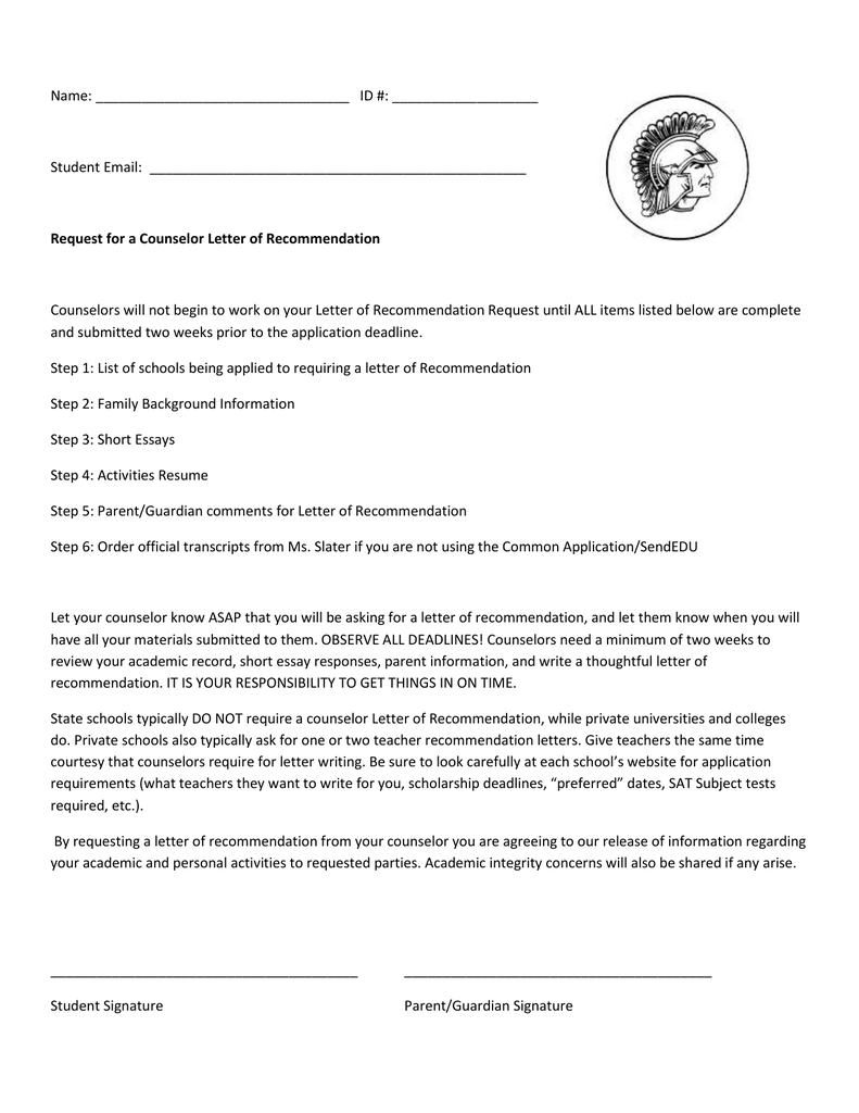 College Counselor Recommendation Letter Debandje with proportions 791 X 1024