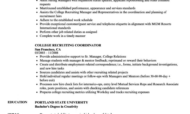 College Recruiting Resume Samples Velvet Jobs with regard to dimensions 860 X 1240