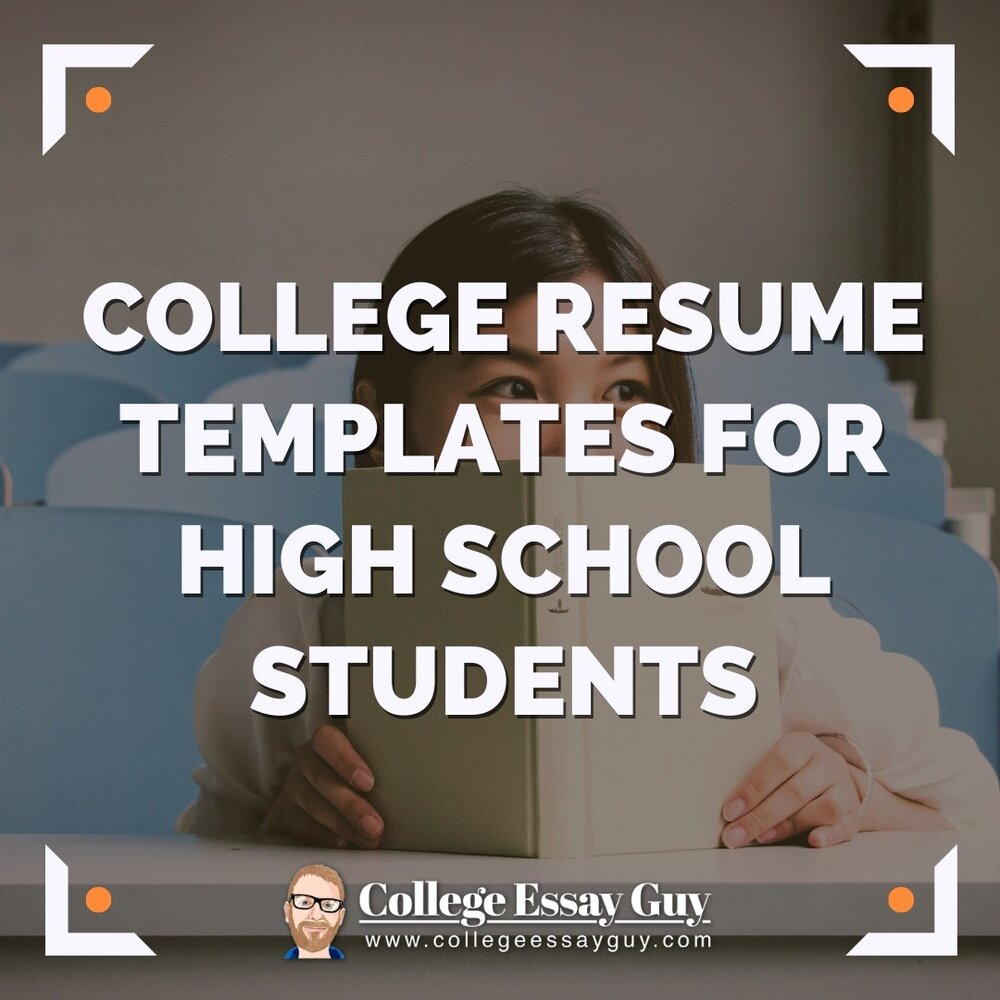 College Resume Templates For High School Students regarding measurements 1000 X 1000