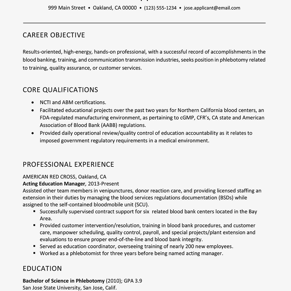 Combination Resume Template And Example in dimensions 1000 X 1000