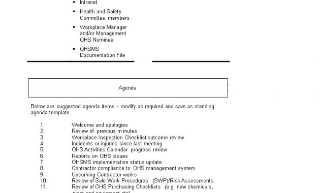 Committee Meeting Minutes Format Templates At inside dimensions 793 X 1122