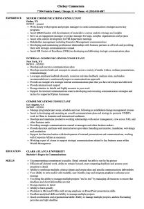 Communications Consultant Resume Samples Velvet Jobs in sizing 860 X 1240