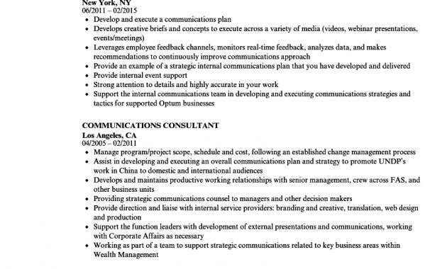 Communications Consultant Resume Samples Velvet Jobs in sizing 860 X 1240