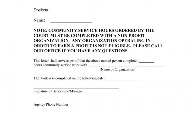 Community Service Completion Letter Template Inspirational pertaining to measurements 1275 X 1650