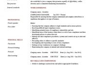 Compliance Manager Resume Manager Resume for measurements 801 X 1132