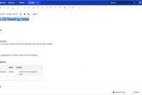 Confluence Is There A Template For Meeting Notes throughout dimensions 1404 X 761