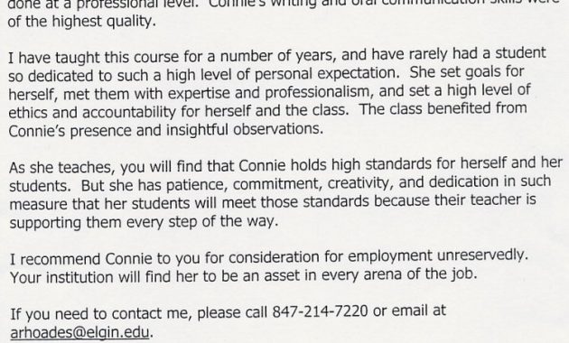 Connie Cave Letters Of Recommendation pertaining to sizing 750 X 1192