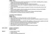 Construction Foreman Resume Samples Debandje with regard to sizing 860 X 1240