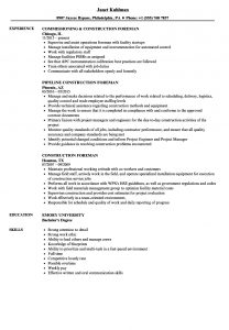 Construction Foreman Resume Samples Debandje with regard to sizing 860 X 1240