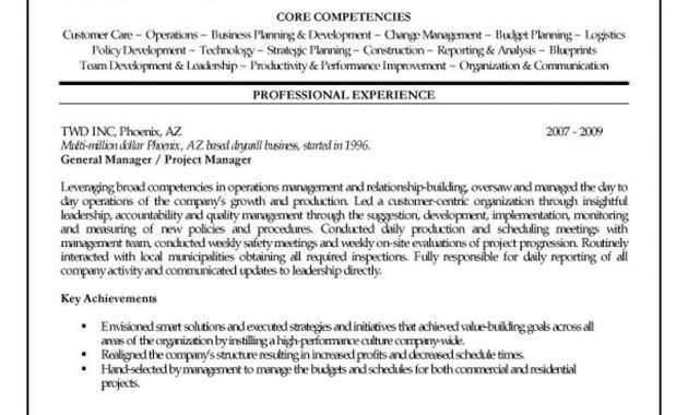 Construction Project Manager Resume regarding dimensions 800 X 1035