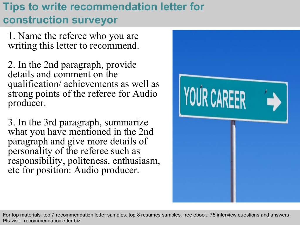 Construction Surveyor Recommendation Letter in proportions 1024 X 768