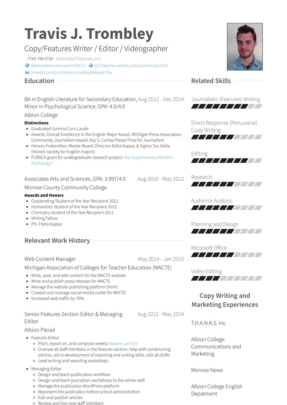 Content Manager Resume Debandje pertaining to measurements 1000 X 1410