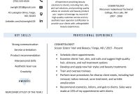 Cosmetologist Resume Sample Writing Guide Resume Genius throughout dimensions 800 X 1132