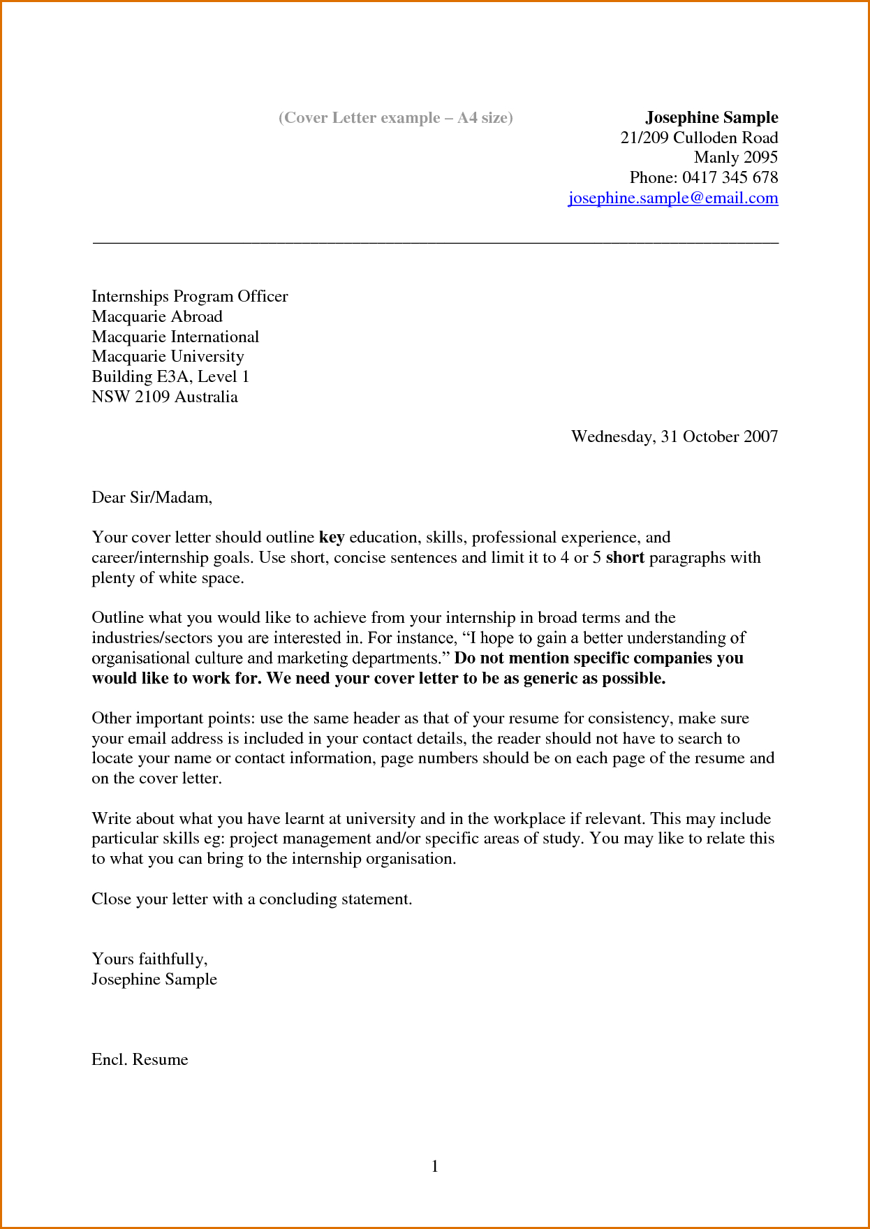 cover letter examples for government jobs australia