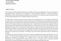 Cover Letter Example For Teacher Assistant With No Experience with measurements 816 X 1056