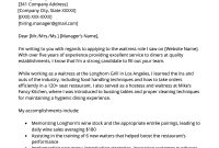 Cover Letter Examples For Waitress Debandje in size 800 X 1132
