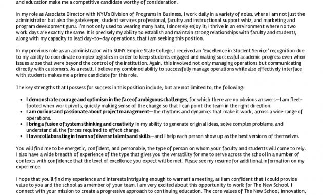 Cover Letter Examples Real People Nyu Associate Director intended for measurements 1240 X 1754