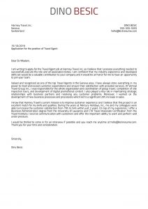 Cover Letter Examples Real People Travel Agent Cover regarding proportions 1240 X 1754