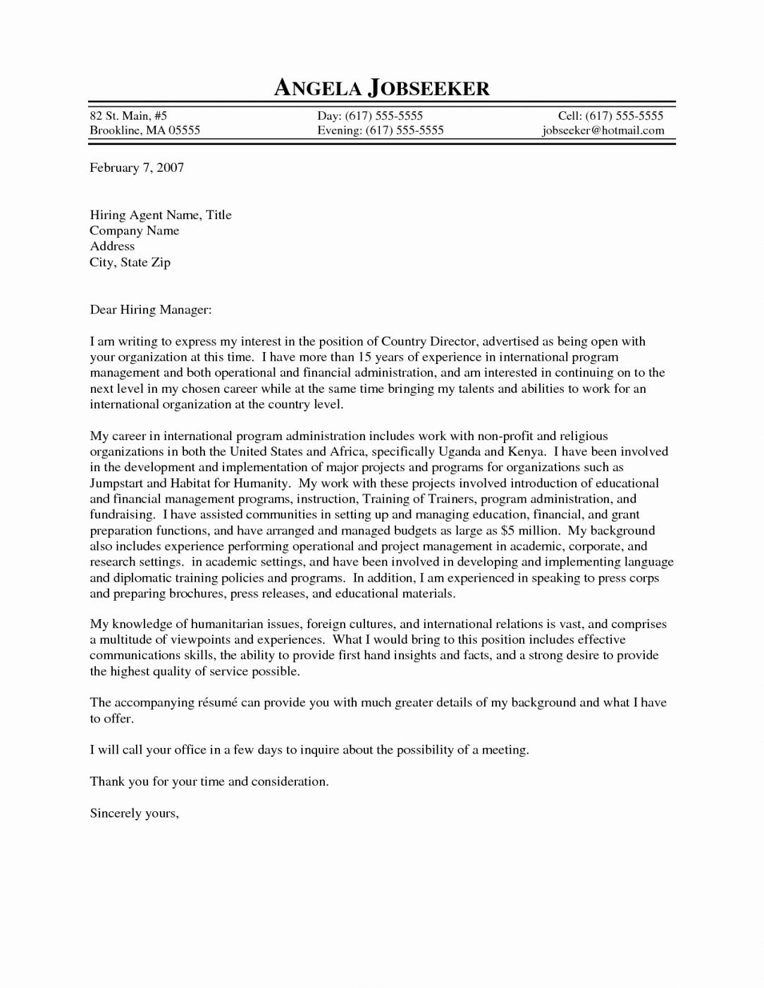 Cover Letter Examples Tamu Akali throughout proportions 1084 X 1403